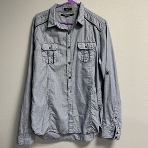 Carbon button down shirt.